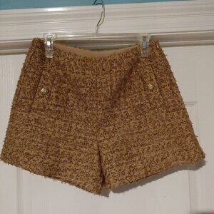 Hyacinth House Tuckernuck Tan Tweed Knox Shorts Old Money Academia Preppy Twee